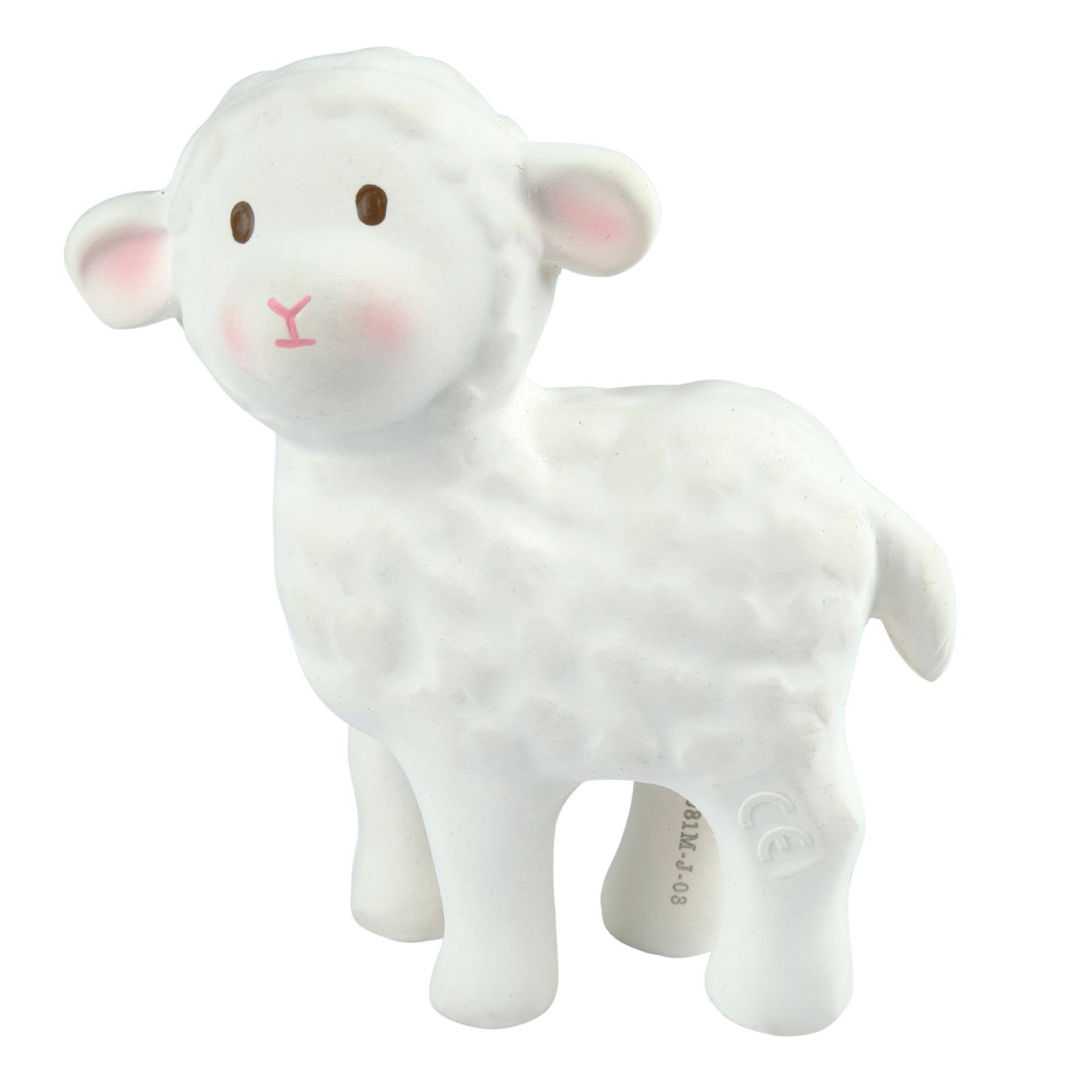 Bahbah the Lamb Organic Rubber Teether Toy