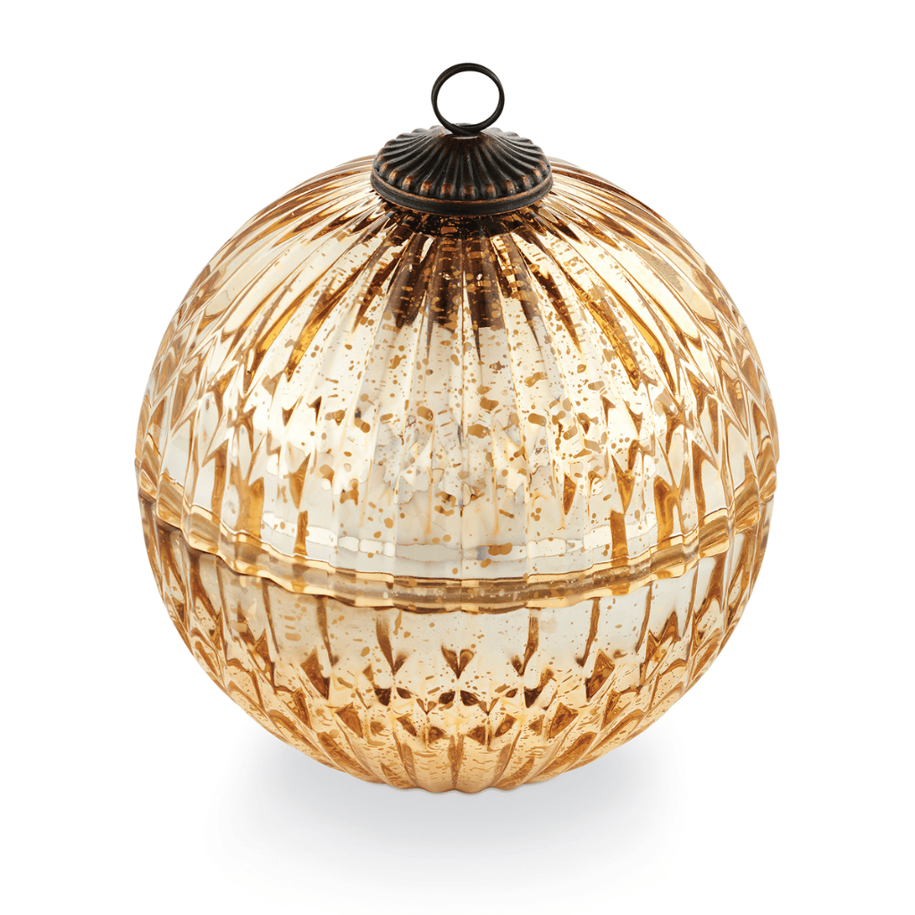 Winter White Glass Ornament