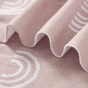 Organic Cotton Receiving Blanket - Pink Rainbow