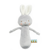 Friendly Chime Rattle | Grey Bunny