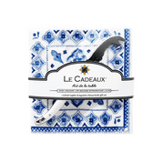 Moroccan Blue Cocktail Napkin Gift Set