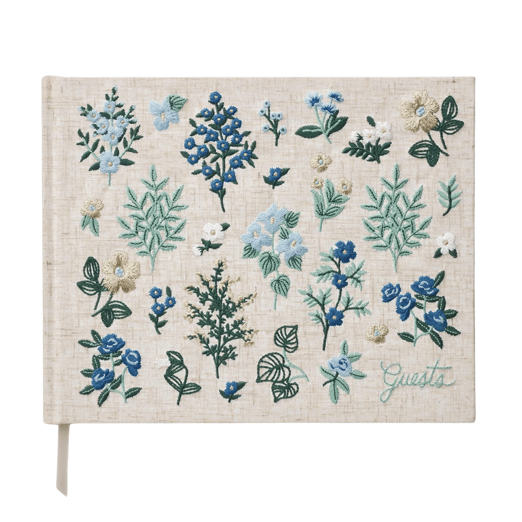 Wildwood Embroidered Guest Book