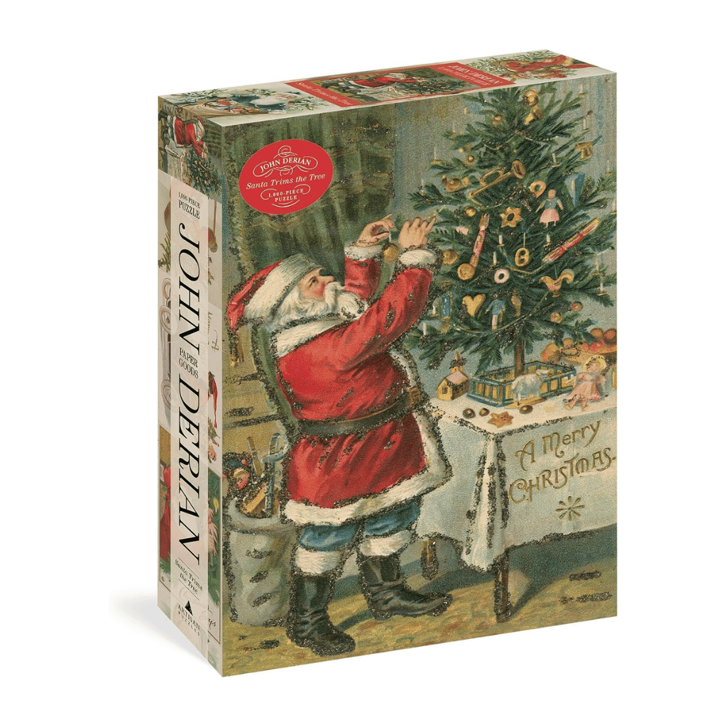 Santa Trims The Tree John Derian Puzzle