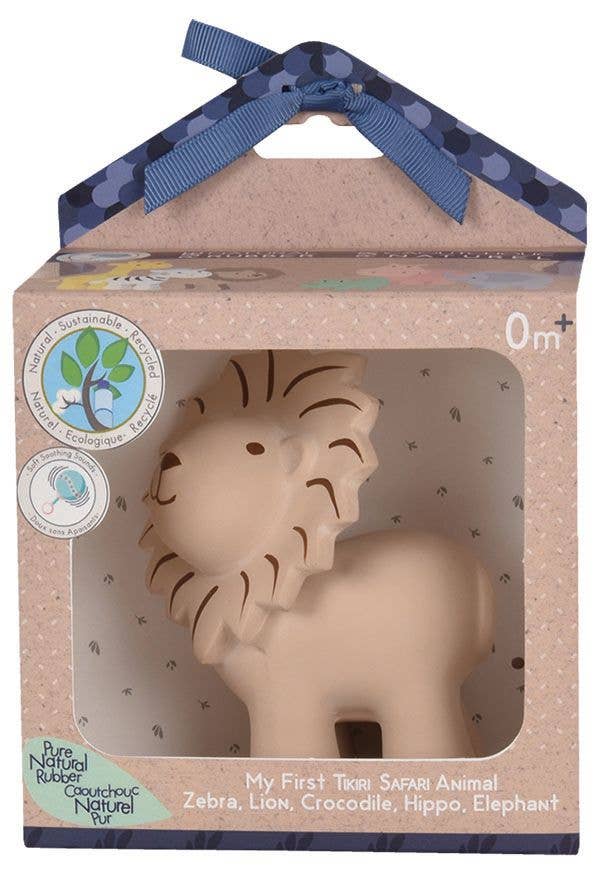 Lion Organic Rubber Teether Toy