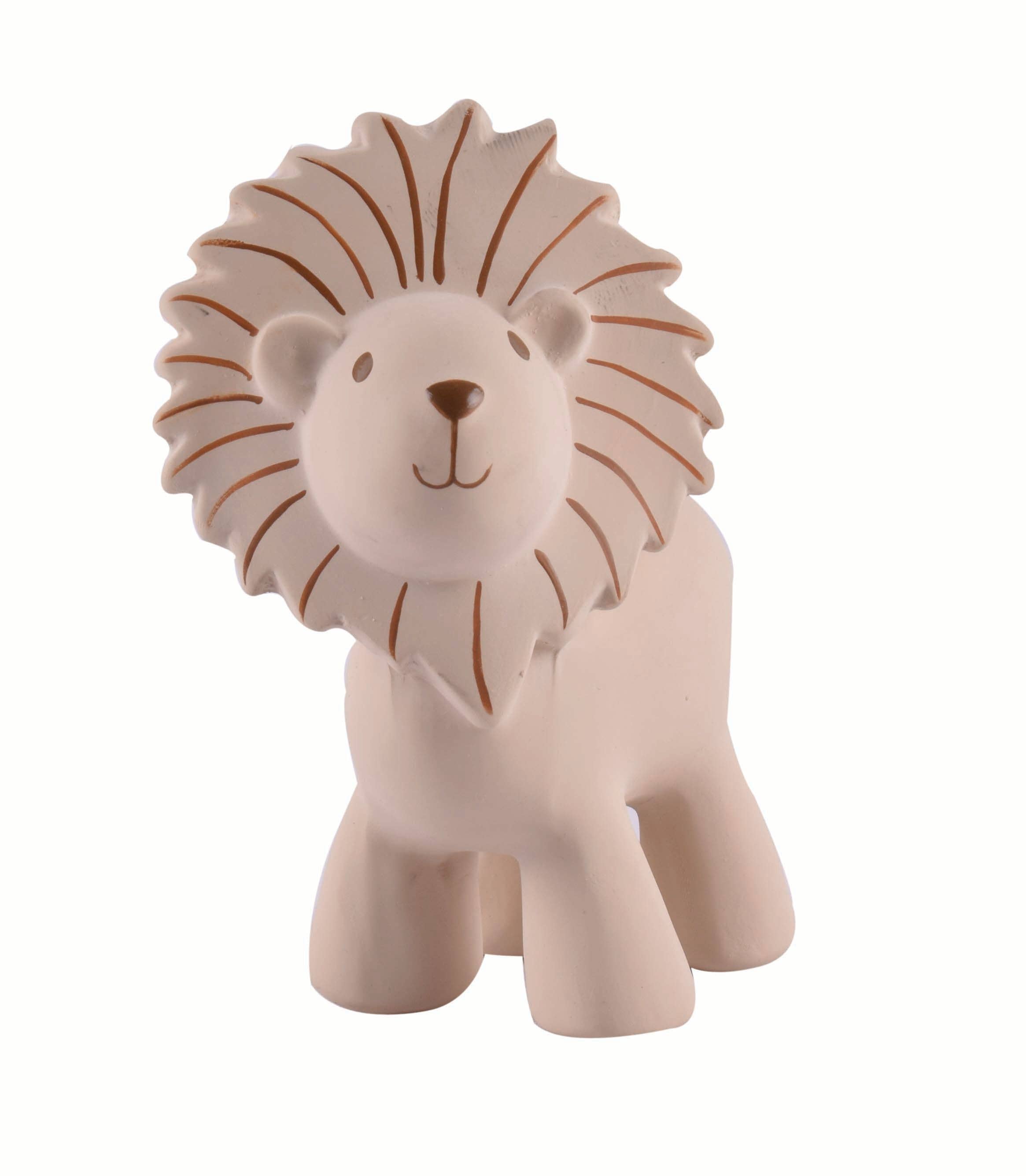 Lion Organic Rubber Teether Toy