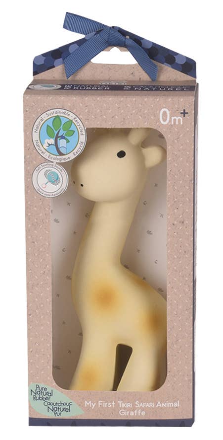 Giraffe Natural Organic Rubber Teether Toy