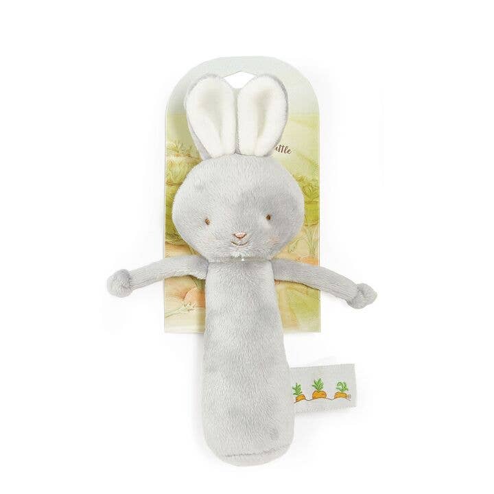 Friendly Chime Rattle | Grey Bunny