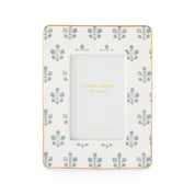 Dusty Blue Floral Picture Frame