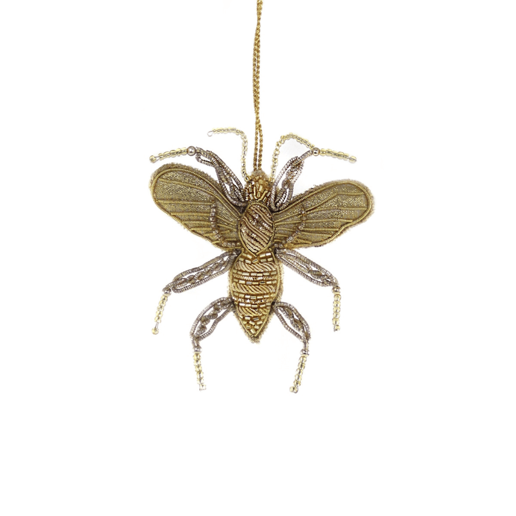 Tinsel Bee Ornament