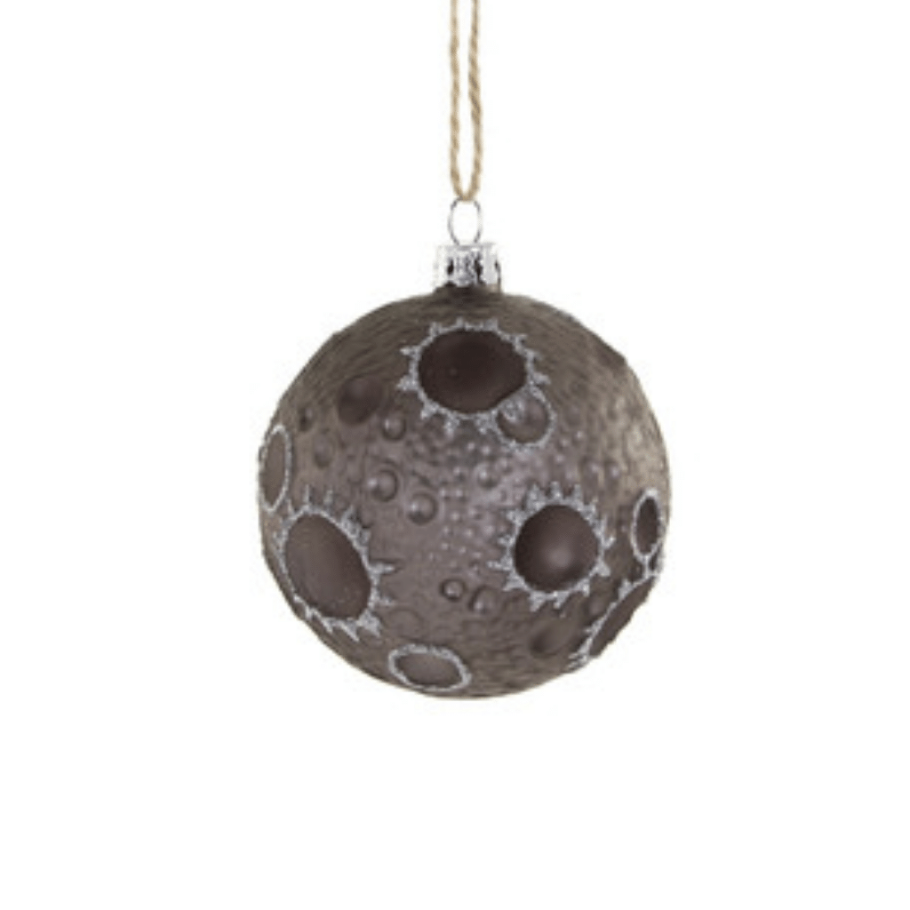 Grey Luna Moon Ornament