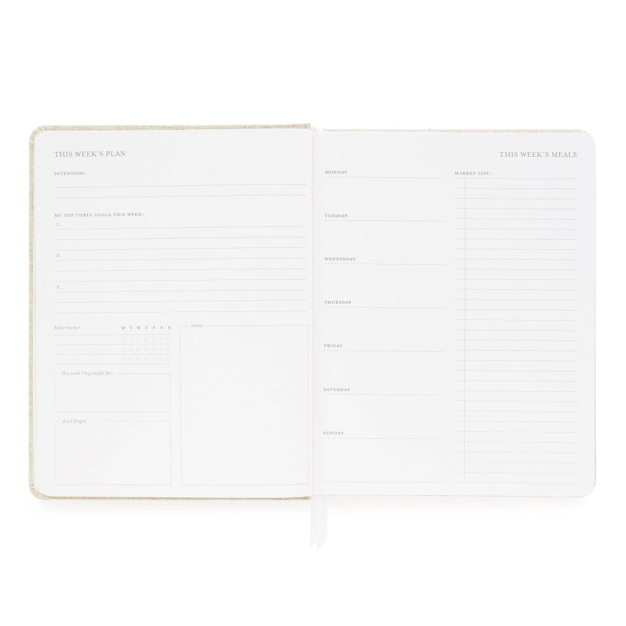 Sage Undated Weekly Planner